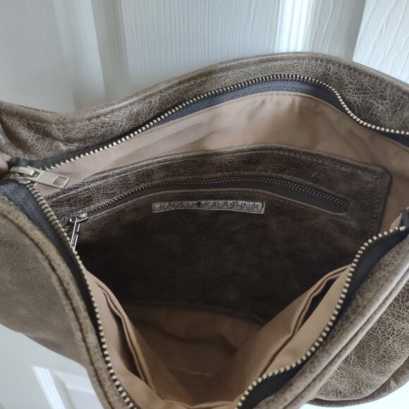 Gorgeous studded leather crossbody purse - moto - western - saddlebag style NEW - Picture 9 of 11